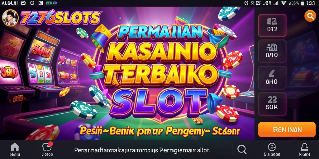 Tampilan slot yang menarik dengan grafis memukau dari 7276SLOTS.