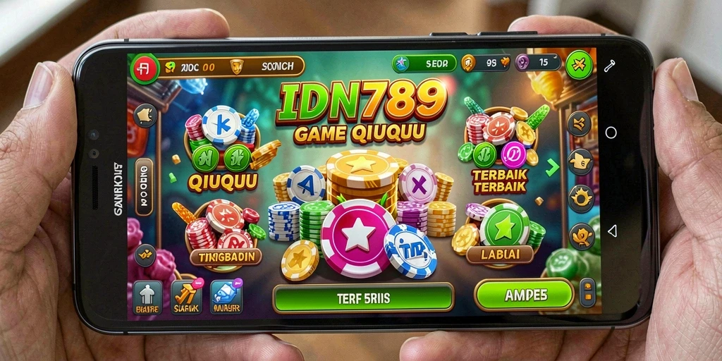 Screenshot gameplay QiuQiu IDN789 yang menampilkan suasana seru.