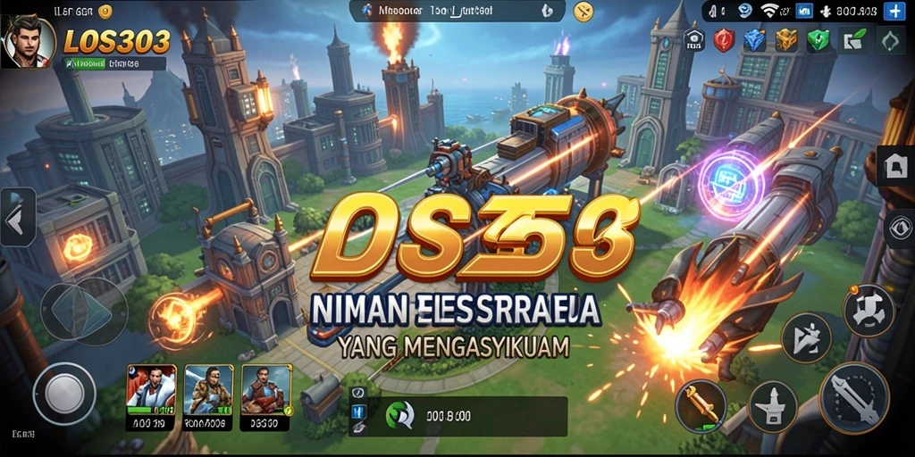 Tangkapan layar menunjukkan aksi seru dalam gameplay strategi LOS303.