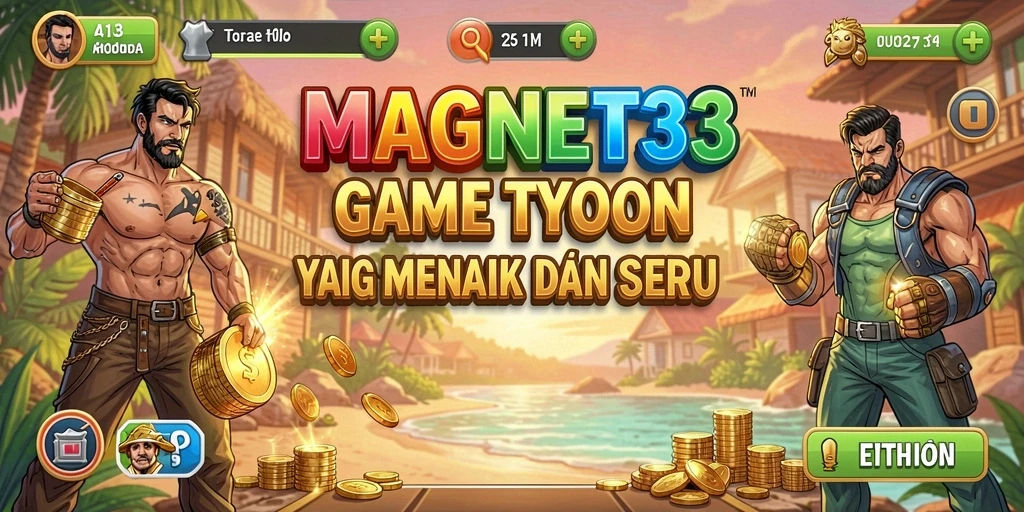 Tampilan menarik gameplay Tycoon dalam MAGNET33.