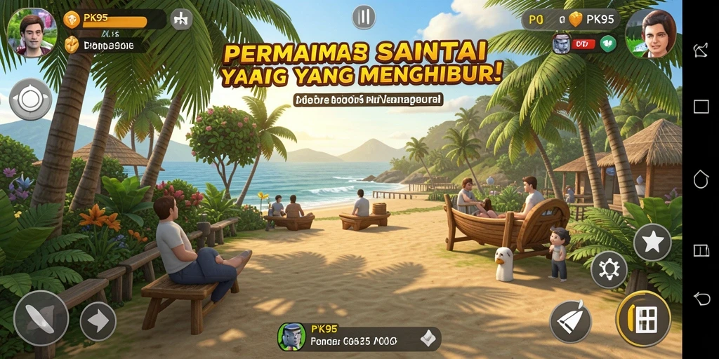 Tampilan gameplay PK95 yang menarik dan menyenangkan.
